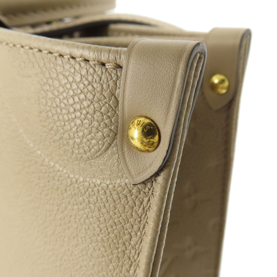 LOUIS VUITTON Tote Bag M45607 Monogram Ann Platt gray On the Go MM Monogram Empreinte