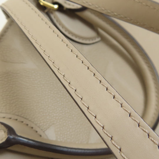 LOUIS VUITTON Tote Bag M45607 Monogram Ann Platt gray On the Go MM Monogram Empreinte