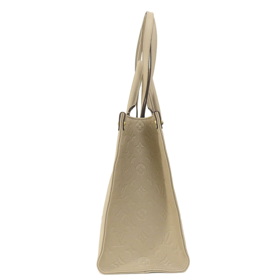 LOUIS VUITTON Tote Bag M45607 Monogram Ann Platt gray On the Go MM Monogram Empreinte