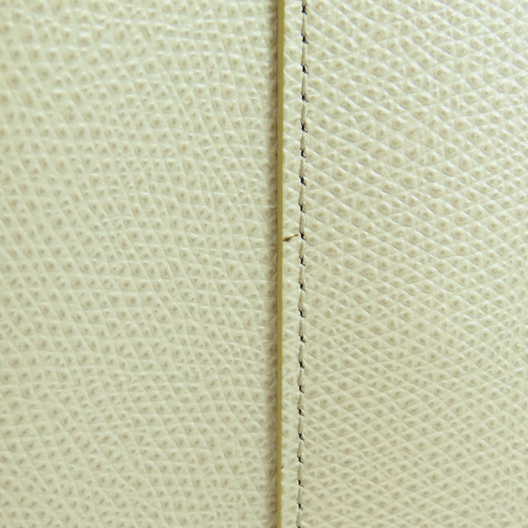 CELINE Handbag leather beige Bar Tikal Kaba Small 2WAY Women Used Authentic