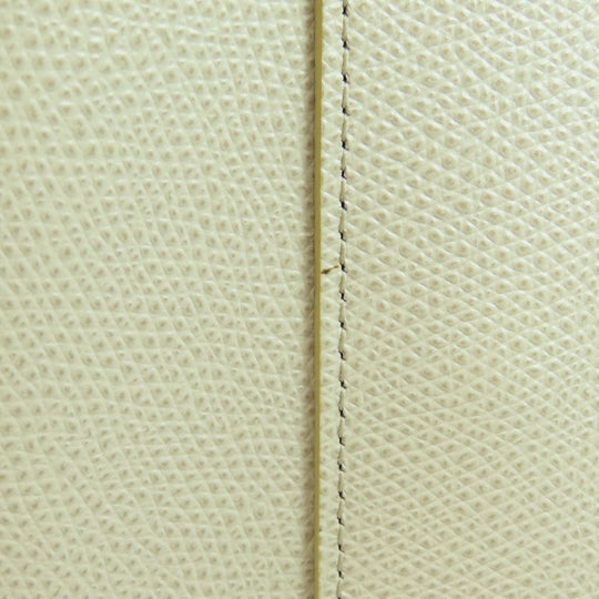 CELINE Handbag leather beige Bar Tikal Kaba Small 2WAY Women Used Authentic
