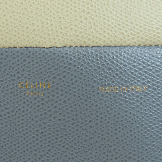 CELINE Handbag leather beige Bar Tikal Kaba Small 2WAY Women Used Authentic