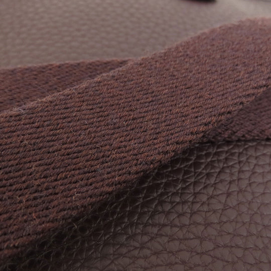 HERMES Shoulder Bag Taurillon Clemence Brown Evelyn TPM Brown Gold Metal Women Used Authentic