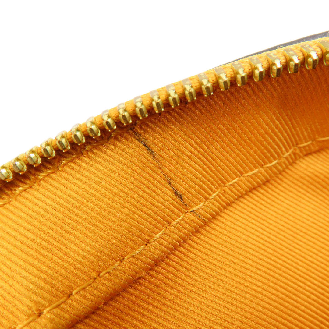 LOUIS VUITTON Shoulder Bag N40178 Damier canvas Brown Santa Monica Saffron Damier Ebene Women Used Authentic