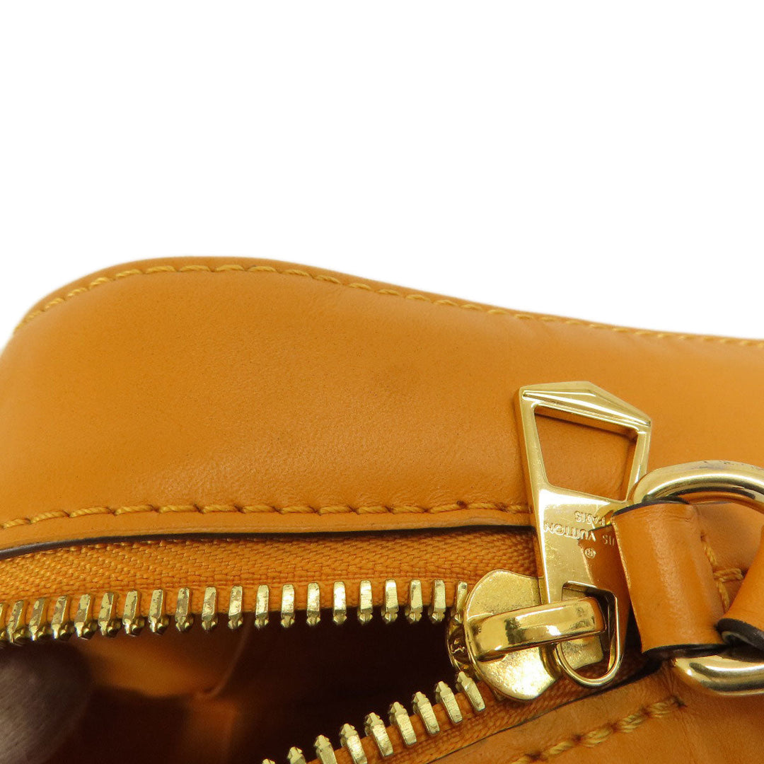 LOUIS VUITTON Shoulder Bag N40178 Damier canvas Brown Santa Monica Saffron Damier Ebene Women Used Authentic