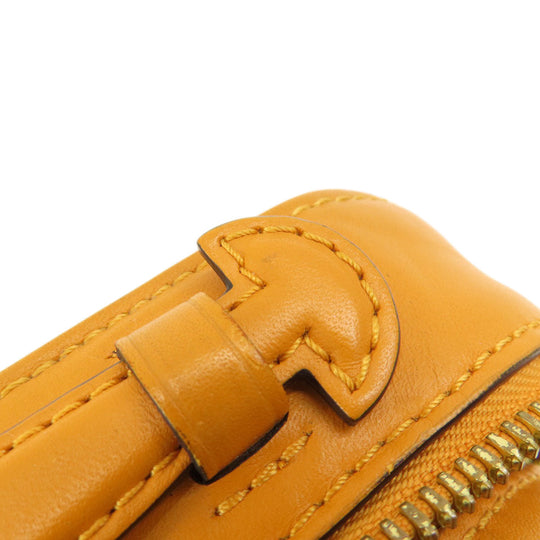 LOUIS VUITTON Shoulder Bag N40178 Damier canvas Brown Santa Monica Saffron Damier Ebene Women Used Authentic