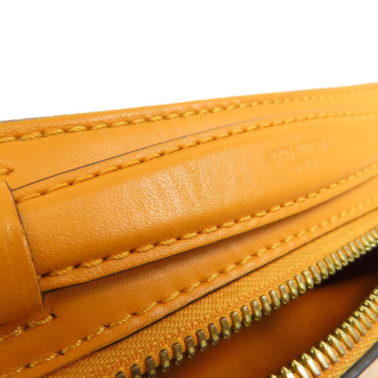 LOUIS VUITTON Shoulder Bag N40178 Damier canvas Brown Santa Monica Saffron Damier Ebene Women Used Authentic