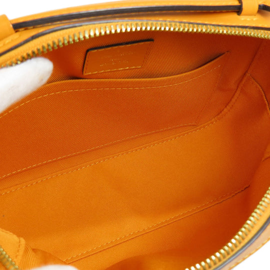 LOUIS VUITTON Shoulder Bag N40178 Damier canvas Brown Santa Monica Saffron Damier Ebene Women Used Authentic