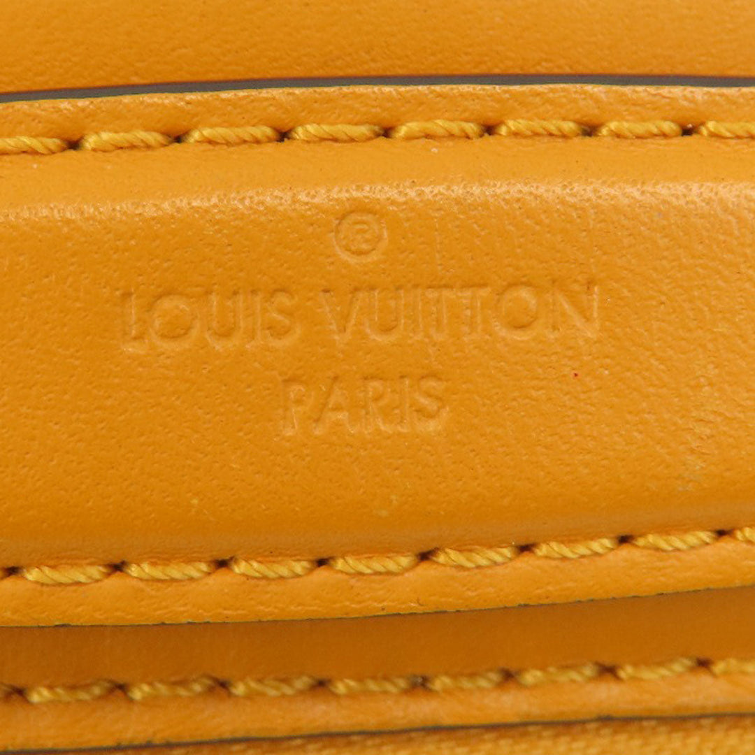 LOUIS VUITTON Shoulder Bag N40178 Damier canvas Brown Santa Monica Saffron Damier Ebene Women Used Authentic