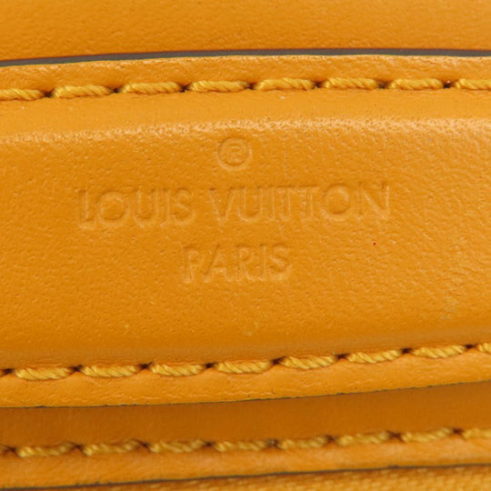 LOUIS VUITTON Shoulder Bag N40178 Damier canvas Brown Santa Monica Saffron Damier Ebene Women Used Authentic