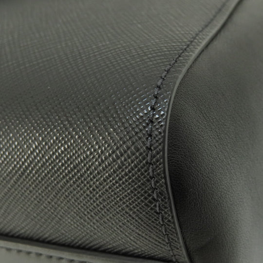 PRADA Handbag 1BA113 leather black 2WAY