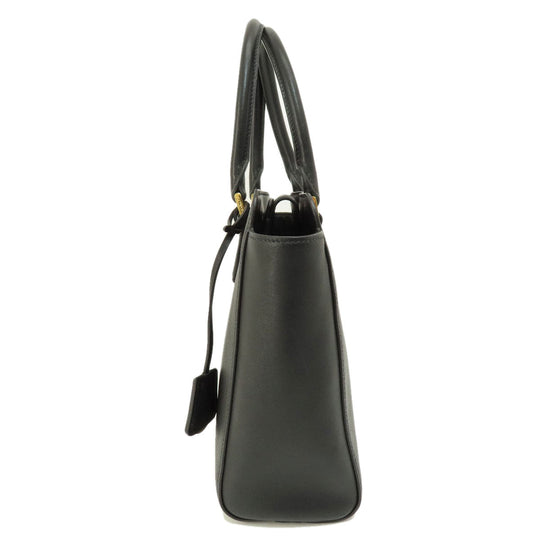 PRADA Handbag 1BA113 leather black 2WAY