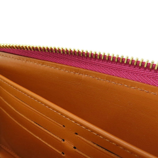 LOUIS VUITTON Long Wallet Purse M69994 canvas Red Zippy Wallet Jacquard SINCE1854 Women Used Authentic