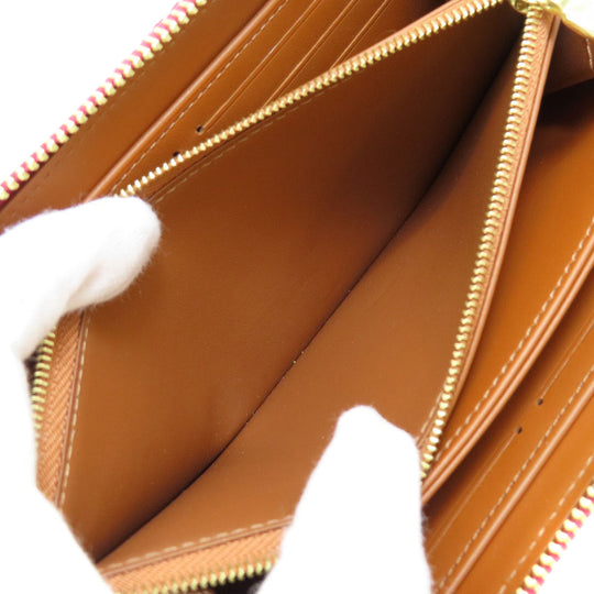 LOUIS VUITTON Long Wallet Purse M69994 canvas Red Zippy Wallet Jacquard SINCE1854 Women Used Authentic