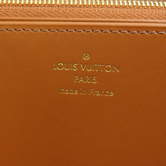LOUIS VUITTON Long Wallet Purse M69994 canvas Red Zippy Wallet Jacquard SINCE1854 Women Used Authentic