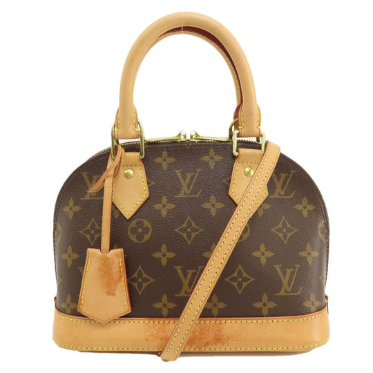 LOUIS VUITTON Handbag M53152 Monogram canvas Brown ƒAƒ‹ƒ}BB Monogram Women Used Authentic