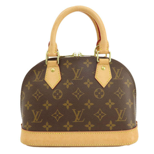 LOUIS VUITTON Handbag M53152 Monogram canvas Brown ƒAƒ‹ƒ}BB Monogram Women Used Authentic