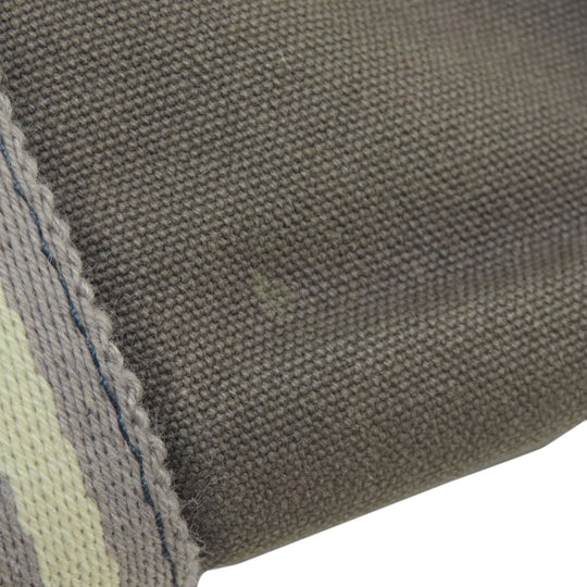 HERMES Handbag canvas gray Sack Fool Toe PM 2001 Ginza Limited Women Used Authentic