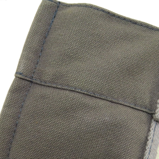 HERMES Handbag canvas gray Sack Fool Toe PM 2001 Ginza Limited Women Used Authentic
