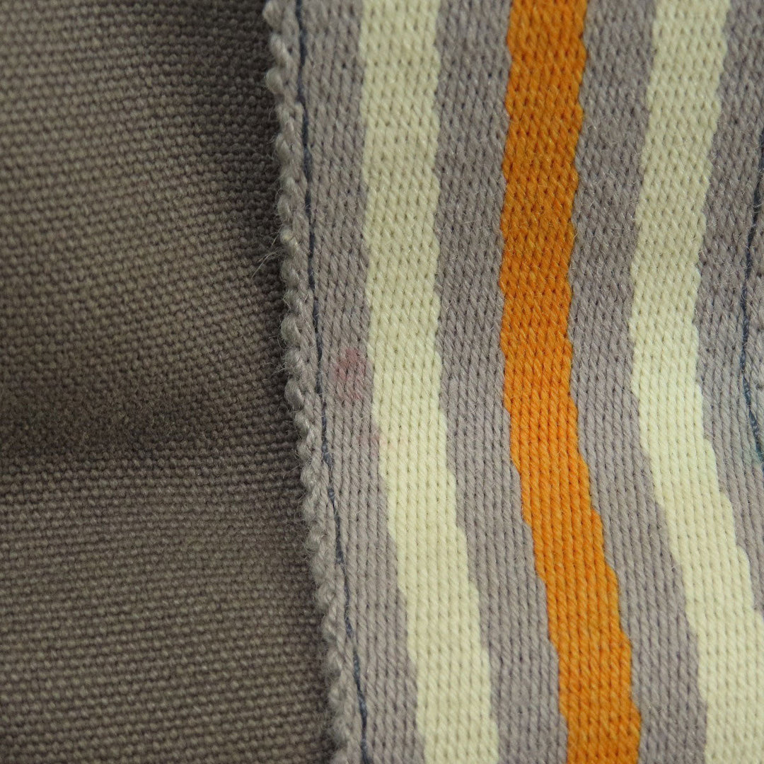 HERMES Handbag canvas gray Sack Fool Toe PM 2001 Ginza Limited Women Used Authentic