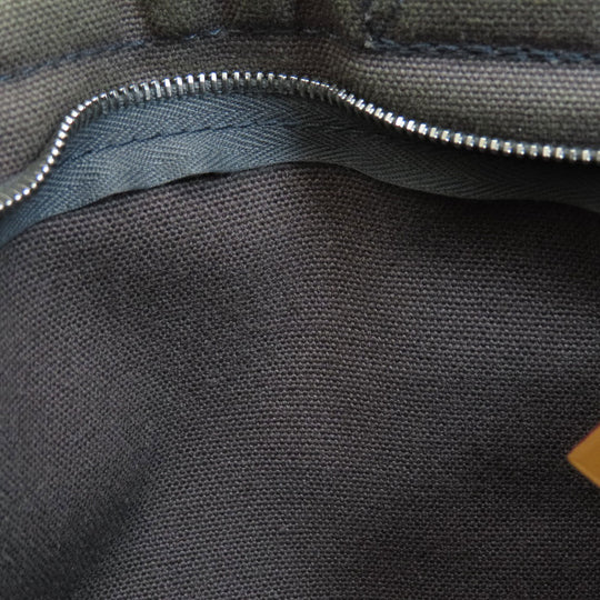 HERMES Handbag canvas gray Sack Fool Toe PM 2001 Ginza Limited Women Used Authentic