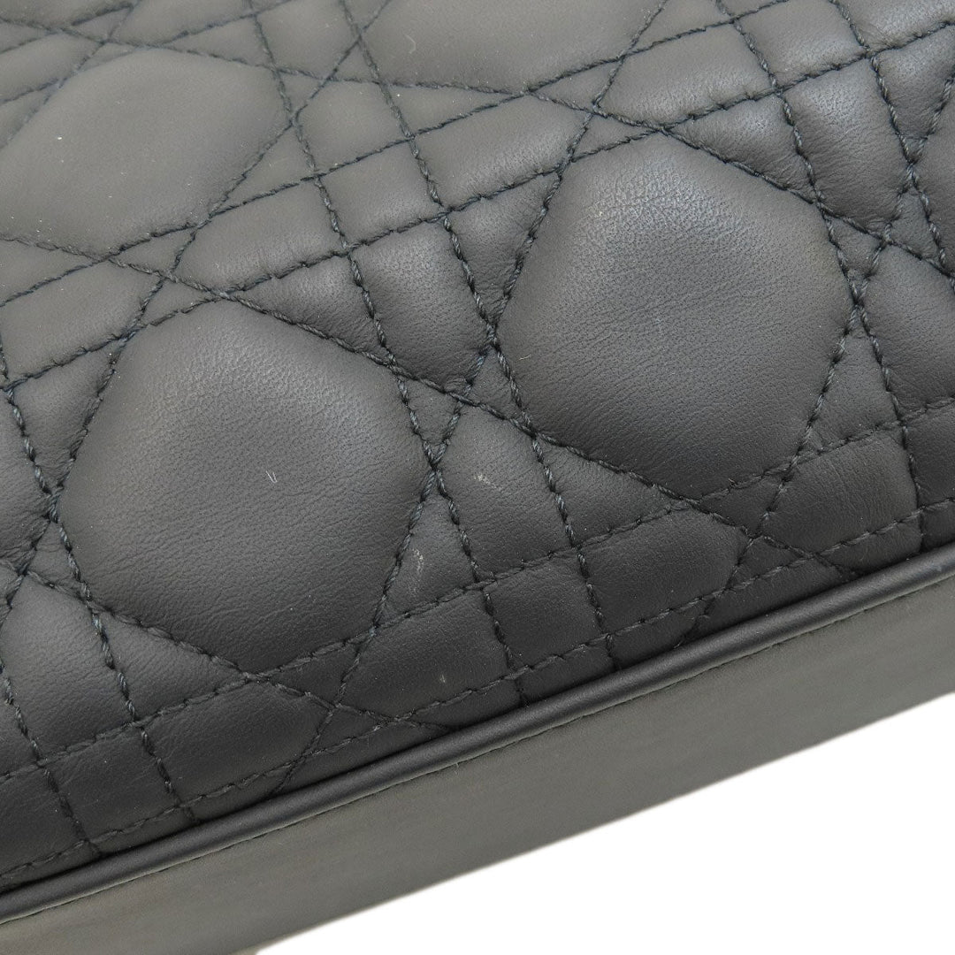 Christian Dior Handbag Calfskin black Lady Dior 2WAY