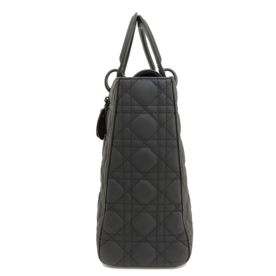 Christian Dior Handbag Calfskin black Lady Dior 2WAY