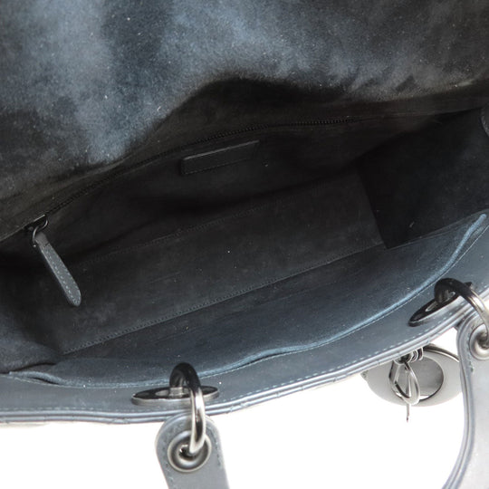 Christian Dior Handbag Calfskin black Lady Dior 2WAY