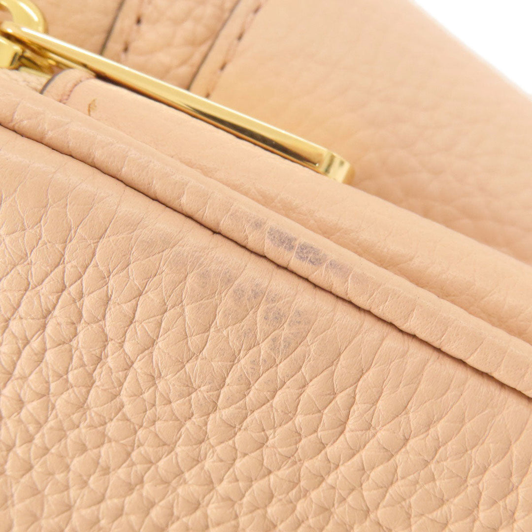 MICHAEL KORS Backpack leather pink logo Women Used Authentic