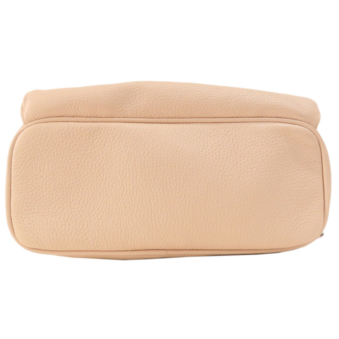 MICHAEL KORS Backpack leather pink logo Women Used Authentic