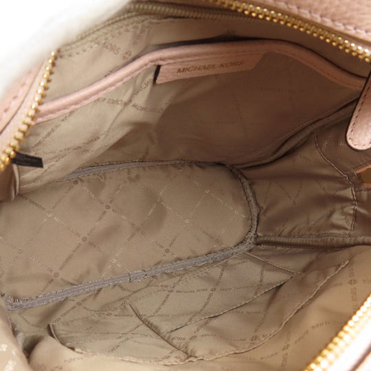 MICHAEL KORS Backpack leather pink logo Women Used Authentic