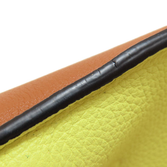 LOEWE Shoulder Bag Calfskin yellow GateBucket