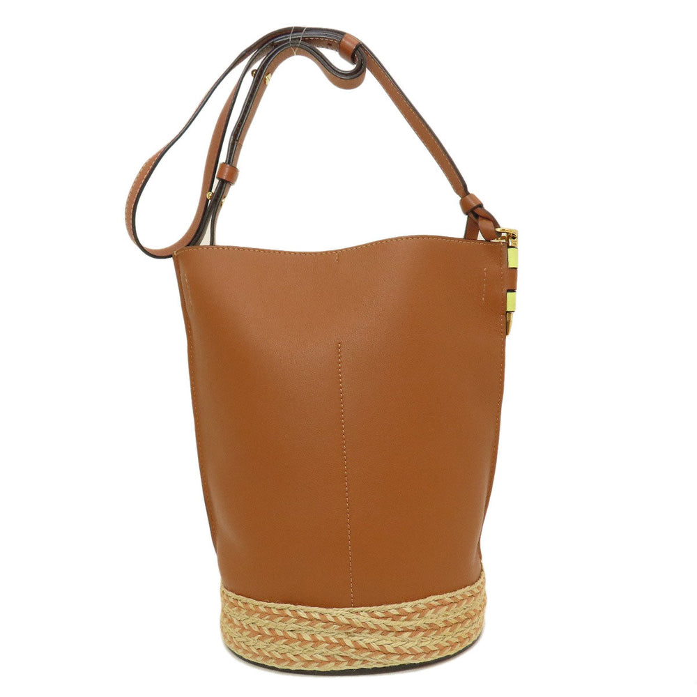 LOEWE Shoulder Bag Calfskin yellow GateBucket