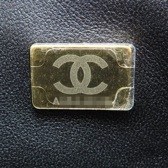 CHANEL Shoulder Bag lambskin black ChainShoulder Matelasse Gold Metal