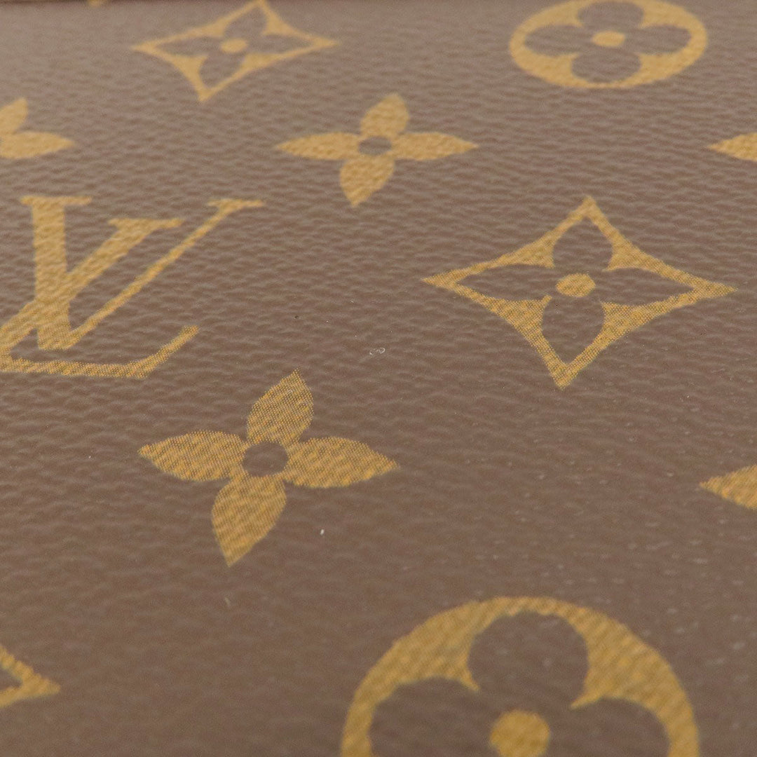 LOUIS VUITTON Accessory case M10171 Monogram canvas, metal Brown Coffret Jewelry Monogram Blue Lagoon Women Used Authentic
