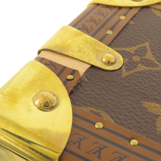LOUIS VUITTON Accessory case M10171 Monogram canvas, metal Brown Coffret Jewelry Monogram Blue Lagoon Women Used Authentic