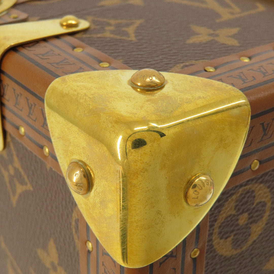 LOUIS VUITTON Accessory case M10171 Monogram canvas, metal Brown Coffret Jewelry Monogram Blue Lagoon Women Used Authentic