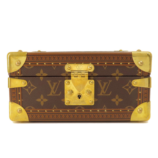 LOUIS VUITTON Accessory case M10171 Monogram canvas, metal Brown Coffret Jewelry Monogram Blue Lagoon Women Used Authentic