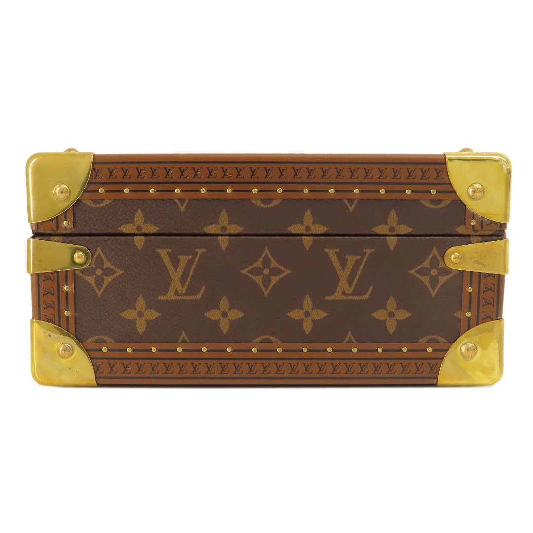 LOUIS VUITTON Accessory case M10171 Monogram canvas, metal Brown Coffret Jewelry Monogram Blue Lagoon Women Used Authentic
