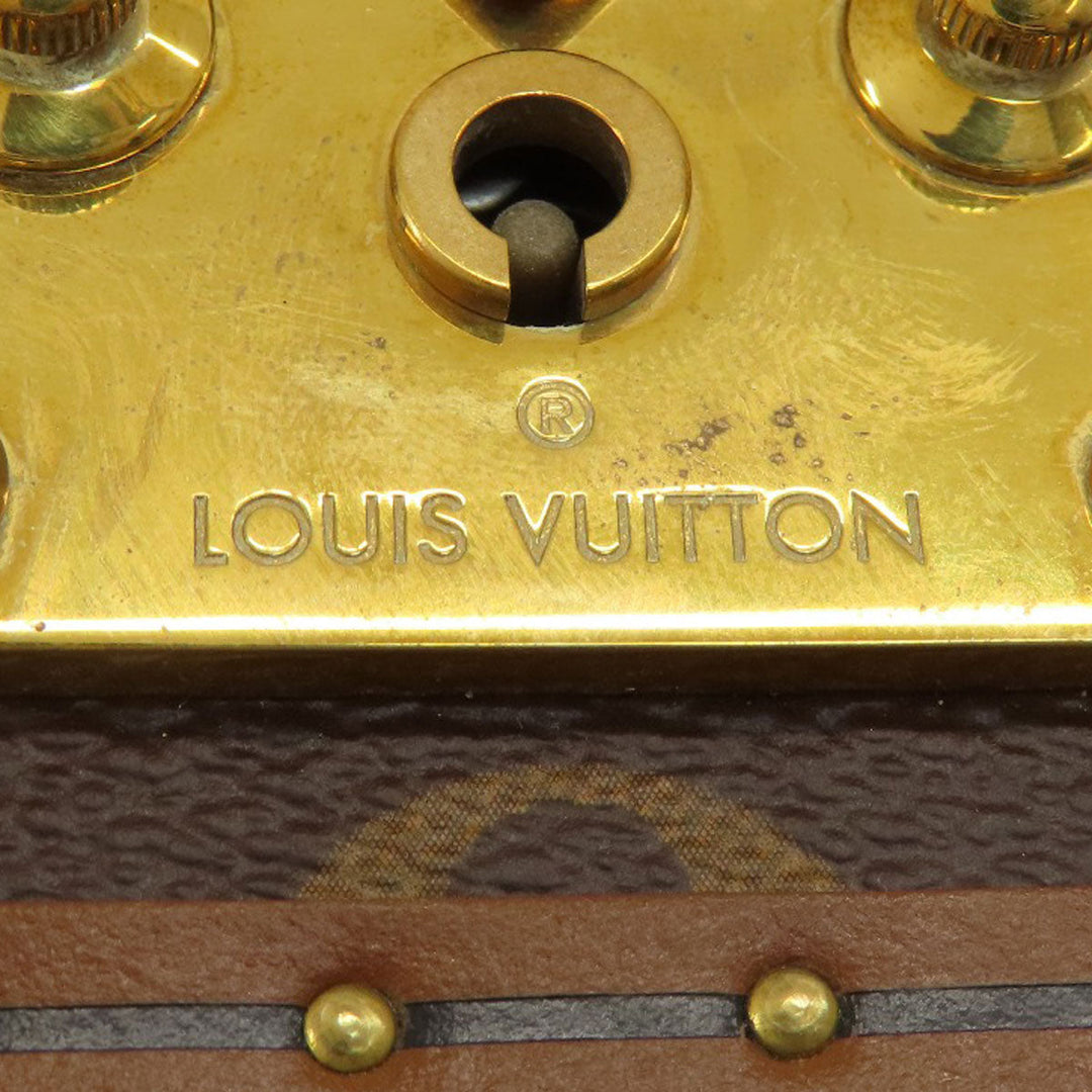 LOUIS VUITTON Accessory case M10171 Monogram canvas, metal Brown Coffret Jewelry Monogram Blue Lagoon Women Used Authentic