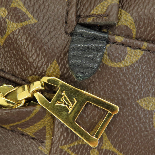 LOUIS VUITTON Backpack M44871 Monogram canvas Brown Palm Springs Monogram Women Used Authentic