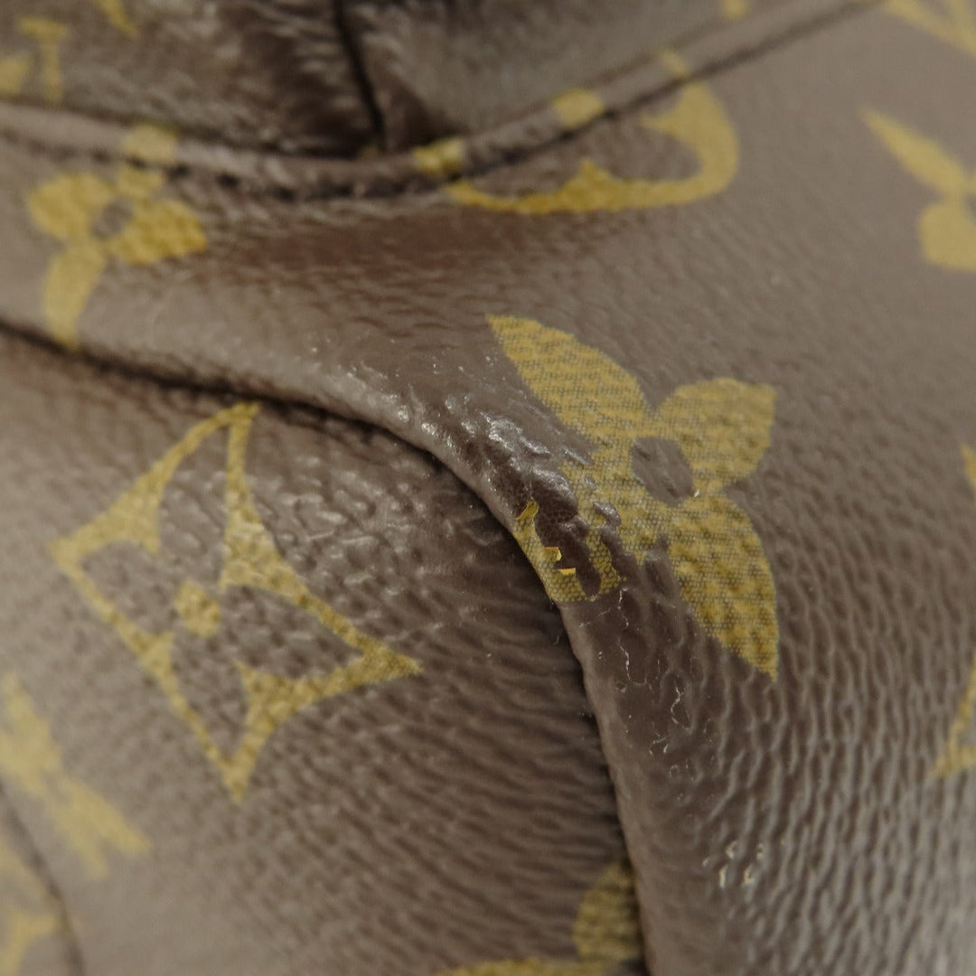 LOUIS VUITTON Backpack M44871 Monogram canvas Brown Palm Springs Monogram Women Used Authentic