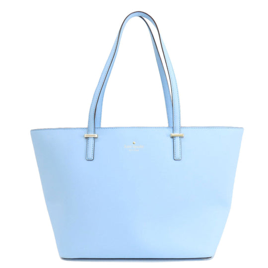 Kate Spade Tote Bag leather blue logo
