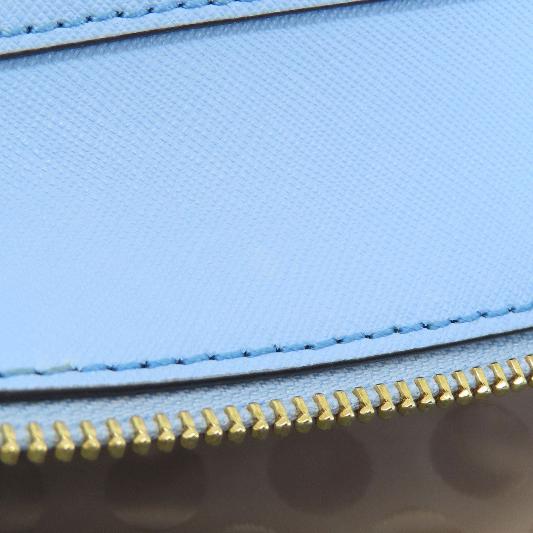 Kate Spade Tote Bag leather blue logo