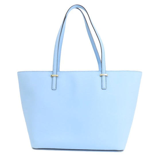 Kate Spade Tote Bag leather blue logo