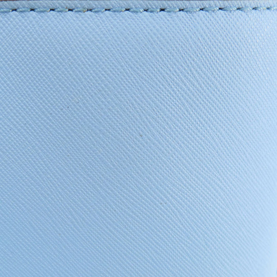 Kate Spade Tote Bag leather blue logo