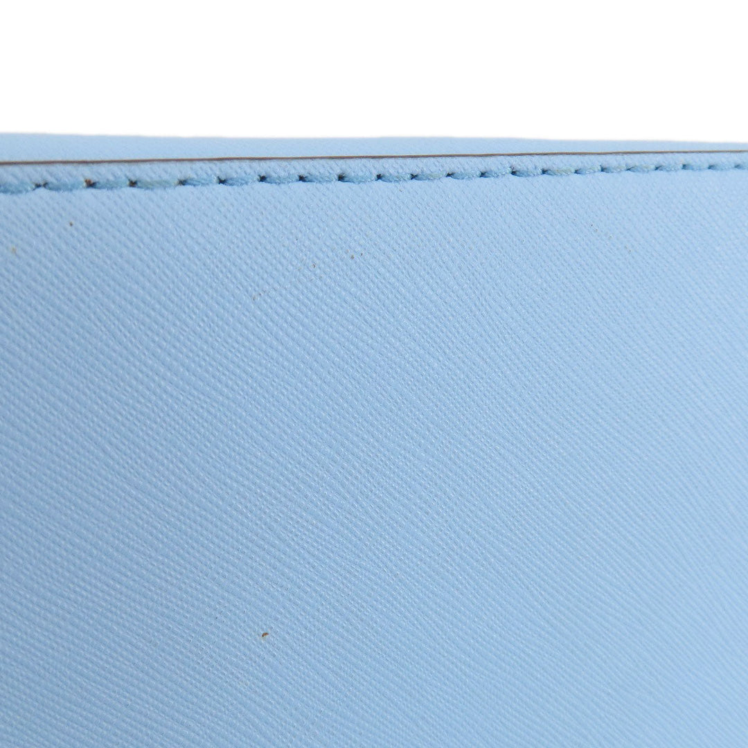 Kate Spade Tote Bag leather blue logo