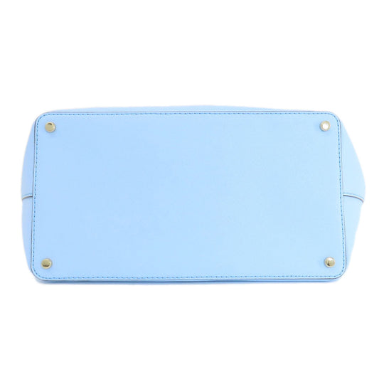 Kate Spade Tote Bag leather blue logo