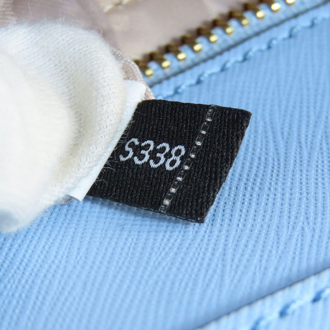 Kate Spade Tote Bag leather blue logo