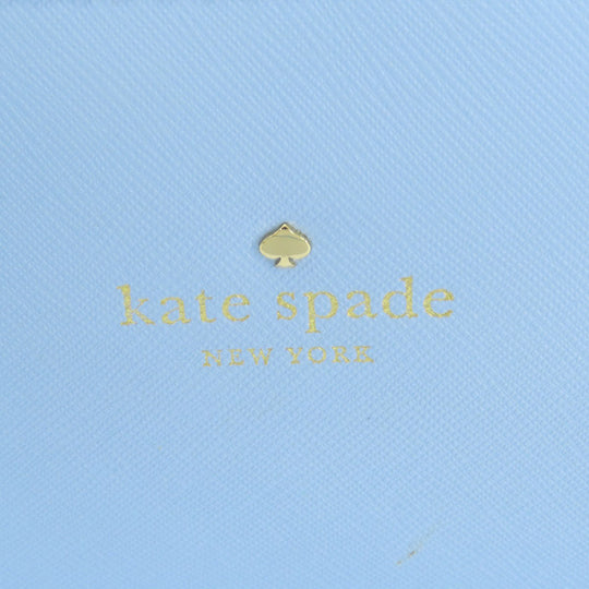 Kate Spade Tote Bag leather blue logo